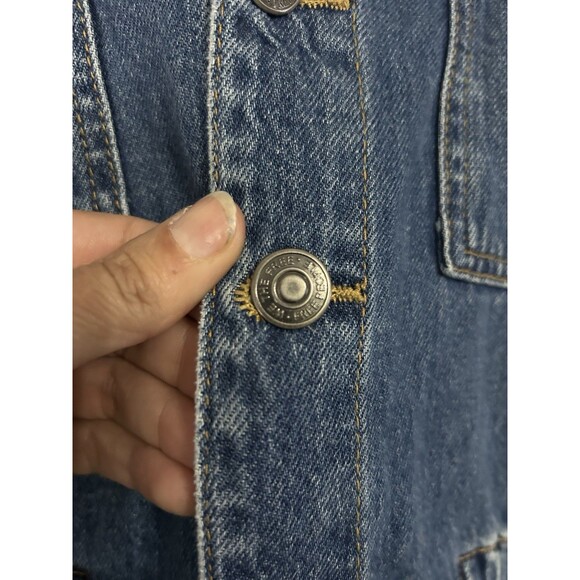 We the Free People Women's Marla Denim Jumpsuit Short Sleeve Size S New Utility - Picture 6 of 12